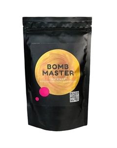 Шиммер - мерцающая соль для ван, оранжевый 1 Bomb master