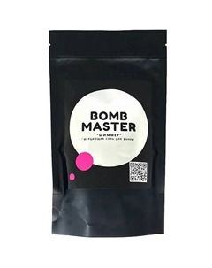 Шиммер - мерцающая соль для ванн, серебро 1 Bomb master