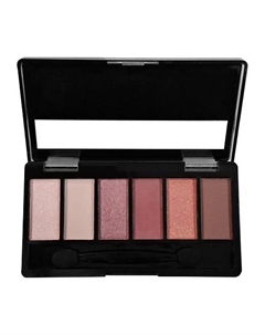 Тени для век 6-ти цветные сливово-розовые Lavelle collection