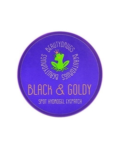 Гидрогелевые патчи для глаз Black&Goldy Beautydrugs