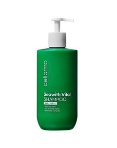 Шампунь против выпадения волос питательный Seawith Vital 480 Cellamo