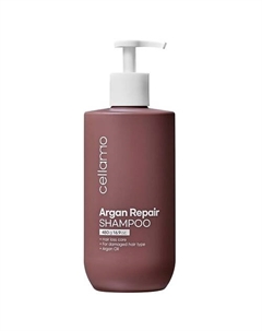 Шампунь для поврежденных волос с аргановым маслом Argan Repair 480 Cellamo