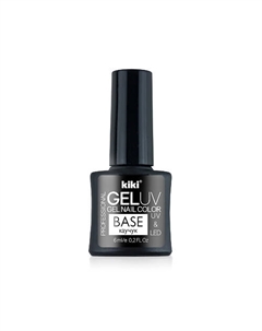 Каучуковая база для ногтей прозрачная Gel Uv&Led BASE КАУЧУК Kiki