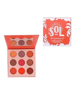 Тени для век 9 цветов TASTY Farres