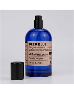 Туалетная вода мужская Deep Blue бергамот мята капучино морская вода амбра 100 Vegan.love.studio
