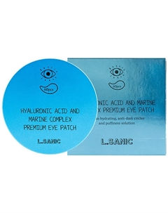 Патчи для глаз гидрогелевые с гиалуроновой кислотой и экстрактом водорослей L’sanic