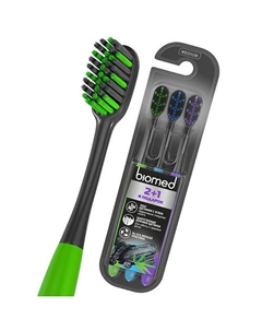 Набор комплексных зубных щеток Black Biomed