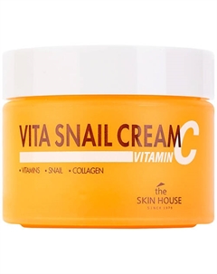 Крем для лица освежающий с витаминами и муцином улитки Vita Snail 50 The skin house