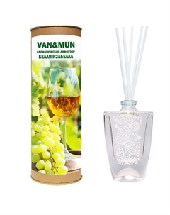 Ароматический диффузор Белая Изабелла с палочками 45 Van&mun