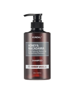 Шампунь для волос Амбровая ваниль Honey & Macadamia Shampoo 500 Kundal