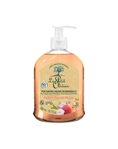 Мыло жидкое марсельское цветок Персика Parfum Fleur de Pecher Liquid Soap 300 Le petit olivier