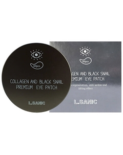 Патчи для глаз гидрогелевые с коллагеном и муцином черной улитки L’sanic