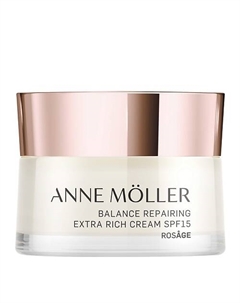 Крем для лица супер-питательный Rosage Balance Repairing Extra-Rich Cream SPF15 50 Anne moller
