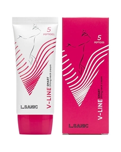 Крем-лифтинг для шеи и коррекции овала лица V-Line 5 Peptides 60 L’sanic