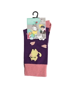 Носки унисекс PM412 бордовый/розовый Oemen