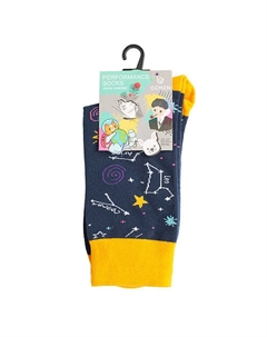 Носки унисекс PM391 темно-синий/желтый Oemen
