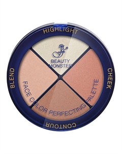 Тени для век 4в1 №2 Ffleur