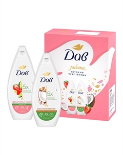 ДАВ ФРУКТОВОЕ НАСТРОЕНИЕ Крем-гель для душа + Крем-гель для душа Dove