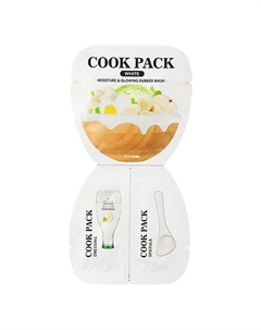 Маска для лица увлажняющая и придающая сияние Cook Pack White Moisture & Glowing Rubber Mask Ettang