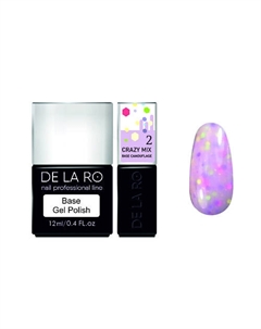 Базовое покрытие для гель-лаков Rubber Crazy Mix De la ro