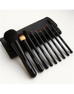 Базовый набор кистей для макияжа лица и глаз с чехлом Luxehaven