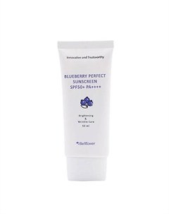 Крем для лица солнцезащитный с экстрактом черники Blueberry Perfect Sunscreen SPF 50+ PA++++ 50 Bellflower