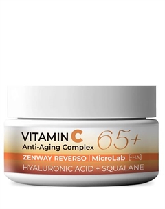Крем для лица увлажняющий 65+ HYDRO-VITALIZING c витамином С и активными биоэкстрактами 50 Zenway