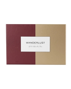 WANDERLUST Подарочный набор Saffiano Rose Wine + Champagne Gold. Комплект: обложки на паспорт Лэтуаль