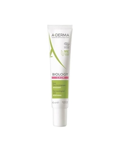 Успокаивающий смягчающий дерматологический флюид для хрупкой кожи Biology 40 A-derma