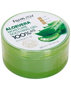 Увлажняющий успокаивающий гель с экстрактом алоэ вера Aloevera Moisture Soothing Gel 300 Farmstay