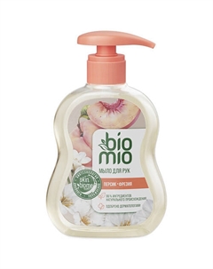Натуральное жидкое мыло с маслом персика Superfood Aromatherapy 300 Bio mio