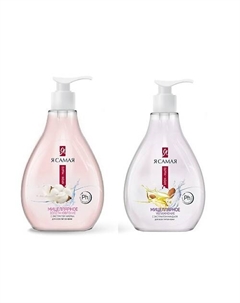 Набор Крем-мыло мицеллярное с экстрактом миндаля + Крем-мыло мицеллярное с экстрактом хлопка 2 Я самая