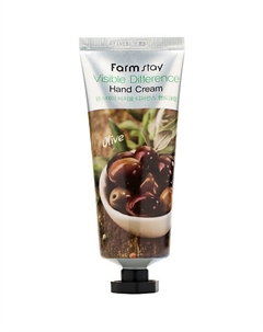 Крем для рук с экстрактом оливы Visible Difference Hand Cream Olive 100 Farmstay