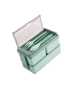 Контейнер Ланч-бокс с отделениями и приборами Zerberg