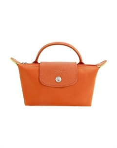 Сумка Le Pliage Green Recycled Canvas With Leather Trim Canvas Bag Longchamp