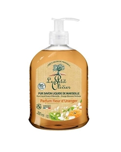 Мыло жидкое марсельское Цветок апельсина Fleur d'Oranger Liquid Soap 300 Le petit olivier