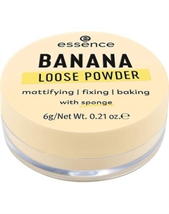 Рассыпчатая пудра BANANA LOOSE POWDER 6 Essence