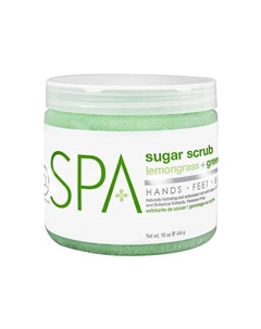 Скраб для рук, ног и тела "Лемонграсс и Зеленый чай" SPA 454 Be care love