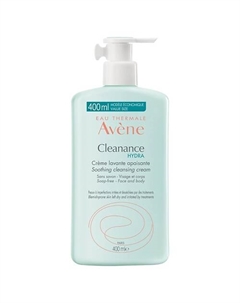 Очищающий успокаивающий крем для проблемной кожи Cleanance Hydra Soothing Cleansing Cream 400 Avene