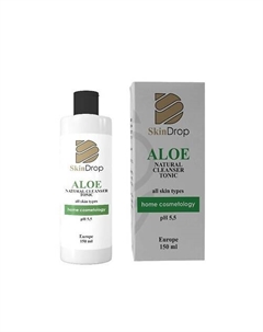 Тоник для всех типов кожи Алое aloe natural cleanser tonic 150 Skindrop