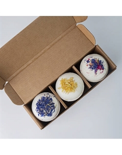 Бомбочки для ванны набор подарочный Бурлящий гейзер 3 шт Macoy luxury body home