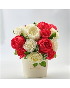 Мыло ручной работы Цветочная композиция Пионы и розы 250 Skuina