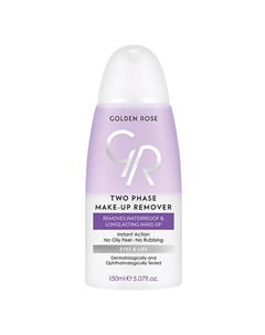 Жидкость для снятия макияжа с глаз и губ TWO PHASE MAKE-UP REMOVER 150 Golden rose