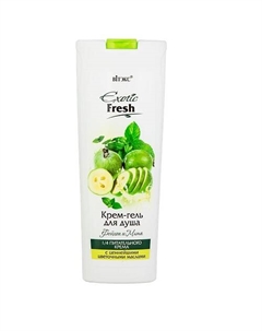 Крем-гель для душа "ФЕЙХОА и МЯТА" EXOTIC FRESH 500 Витэкс