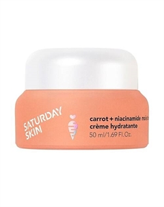 Ультра-увлажняющий крем для лица Carrot + Niacinamide с экстактами моркови 50 Saturday skin