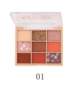 Тени для век "Pretty" 9 цветов Farres