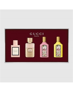 Набор миниатюр: Guilty, Bloom, Flora Gorgeous Gardenia, Flora Gorgeous Orchid Gucci