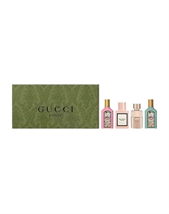 Набор миниатюр: Bloom, Guilty, Flora Gorgeous Gardenia, Flora Gorgeous Jasmine Gucci