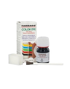 Черная краска для обуви, одежды, сумок, мебели COLOR DYE 25 Tarrago