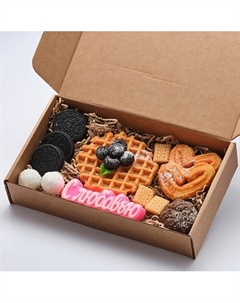 Мыло ручной работы С любовью, печенье, венская вафля 240 Skuina